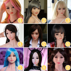 Full Size Sex Doll HEAD Lifelike TPE Love Doll Sexy Body Have a Head (DHA)