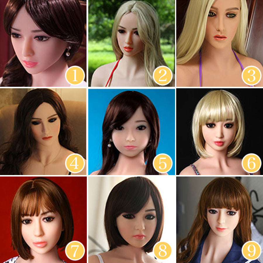 Sex Doll HEAD Lifelike Full Size TPE Love Doll Sexy Body Have a Head (DHB)