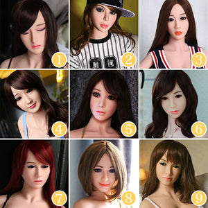 TPE Sex Doll HEAD Lifelike Love Doll Sexy Body Have a Head FREE Wig included (DHD)