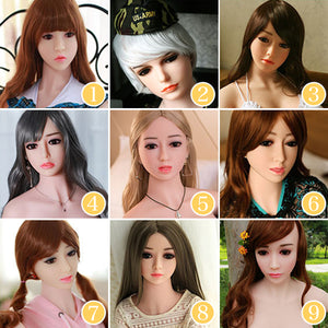 Real Lifelike TPE Sex Doll HEAD Love Doll Sexy Body Have a Head FREE Wig included (DHE)