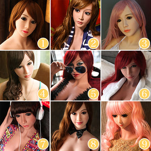 Real TPE Sex Doll HEAD Love Doll Sexy Body Lifelike Have a Head with FREE Wig (DHF)