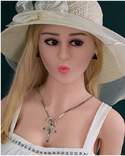 Lifelike TPE Sex Doll Have a Head Real Silicone Love Toy HEAD with FREE Wig (DHJ)