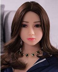 Lifelike TPE Sex Doll Have a Head Real Silicone Love Toy HEAD with FREE Wig (DHJ)