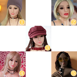 High Quality TPE Sex Doll Have a Head Real Love Toys HEAD with FREE Wig (DHL)